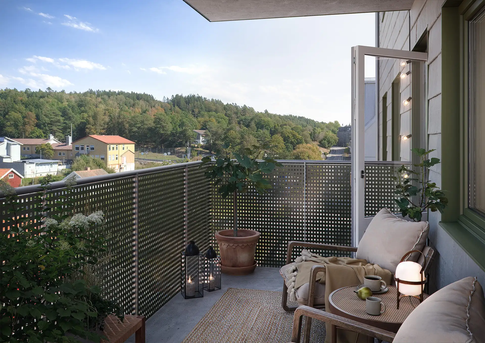 Balkong mot Streteredsvägen