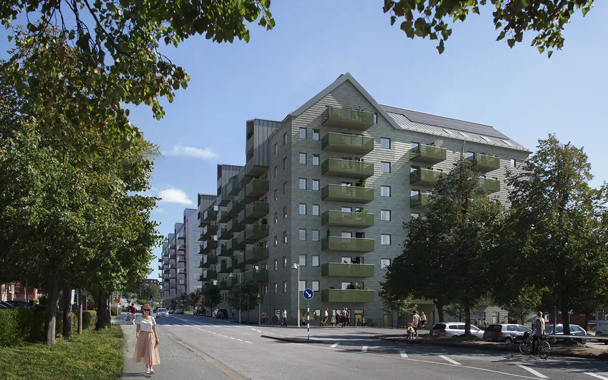 Kållelyckan sett från Streteredsvägen